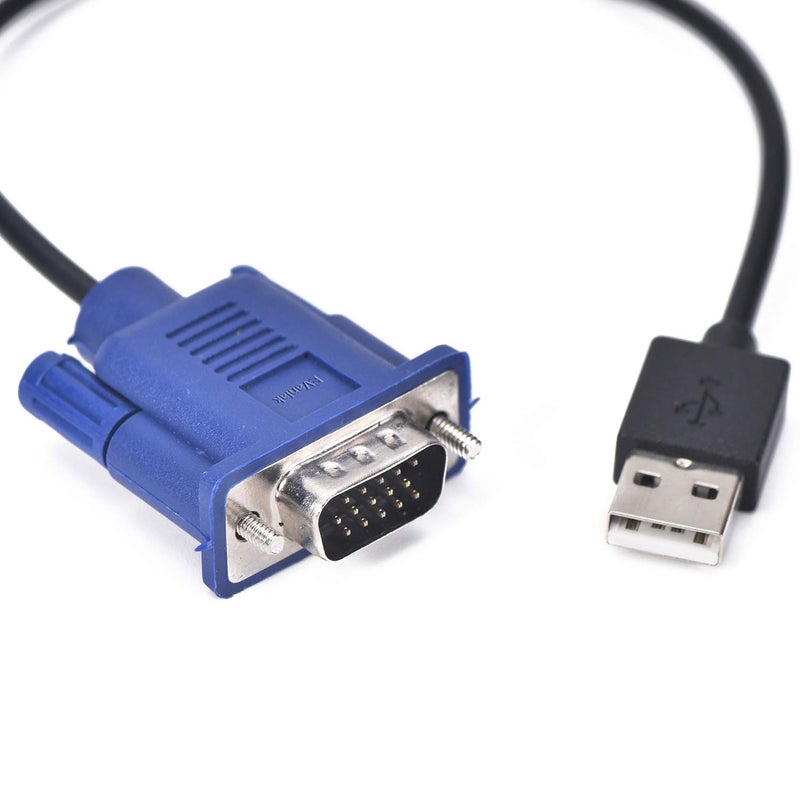 EVanlak USB-VGA Dummy Plug Headless Ghost Functionally Stable Dummy Plug Conductive Performancevga Headless RGB Display Emulator Operating System Boot and Load Resolutions up to 1080p@60Hz-3pack - Image 2